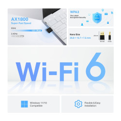 ARCHER TX20U NANO AX1800 WIFI 6 WIRELESS USB ADAPTADOR