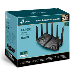 TL-ARCHER AX80 ROUTER TP-LINK DUAL BANDA WIFI 6 PUERTOS 2.5G AX6000
