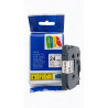 CINTA COMPATIBLE TZc-SL251 AUTOLAMINADA FONFO BLANCO CON LETRAS NEGRAS DE 24MM X 8M