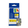 CINTA COMPATIBLE TZC-SL651 AUTOLAMINADA FONDO AMARILLO CON LETRAS NEGRAS DE 24MM X 8M