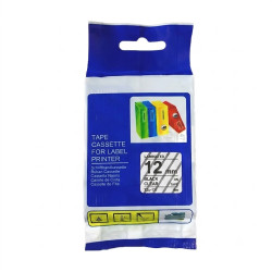 CINTA COMPATIBLE TZc-131 LAMINADA FONDO TRANSPARENTE CON...