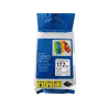 CINTA COMPATIBLE HSC-241 TUBO TERMOCONTRAIBLE FONDO BLANCO CON LETRAS NEGRAS DE 17.7MM X 1.5M