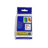 CINTA COMPATIBLE HSc-231 TUBO TERMOCONTRAIBLE FONDO BLANCO CON LETRAS NEGRAS DE 11.7MM X 1.5M