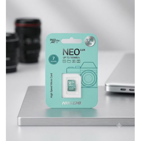 HK-HS-TF-D3 MEMORIA MICRO SD 128GB NEO LUX 100MB/s HIKSEMI