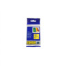 TZc-631 CINTA COMPATIBLE PARA ROTULADORA  ADHESIVAS DE FONDO AMARILLO CON LETRAS NEGRAS 12MM X 8M