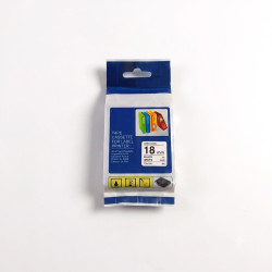 CINTA COMPATIBLE TZc-241 LAMINADA FONDO BLANCO CON LETRAS...
