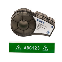 CINTA DE VINILO BRADY M21-750-595-GN FONDO VERDE CON...