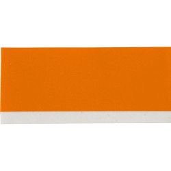 CINTA DE VINILO BRADY M21-750-595-OR FONDO ANARANJADO CON LETRAS NEGRAS DE 19.05MM X 6.4M