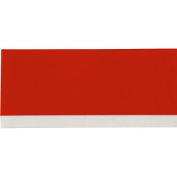 CINTA DE VINILO BRADY M21-750-595-RD FONDO ROJO CON LETRAS BLANCAS DE 19.05MM X 6.4M