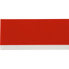 CINTA DE VINILO BRADY M21-750-595-RD FONDO ROJO CON LETRAS BLANCAS DE 19.05MM X 6.4M