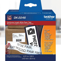 ETIQUETA BROTHER DK-2246 ADHESIVAS CONTINUA FONDO BLANCO...