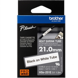 CINTA BROTHER HSe-251E TERMOCONTRAIBLE 21.0MM X 1.5M