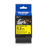 CINTA TERMOCONTRAIBLE BROTHER HSe-611E FONDO AMARILLO LETRA NEGRA 5.2MM X 1.5M