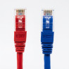 PATCH CORD CAT6 COLOR AZUL 1M SATRA 100% COBRE