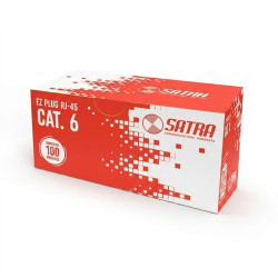 CONECTOR RJ45 CAT6 EZ PLUG CAJA X 100 UND. SATRA