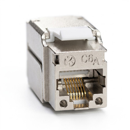JACK CAT6A BLINDADO MODULAR SATRA DE ALTA VELOCIDAD
