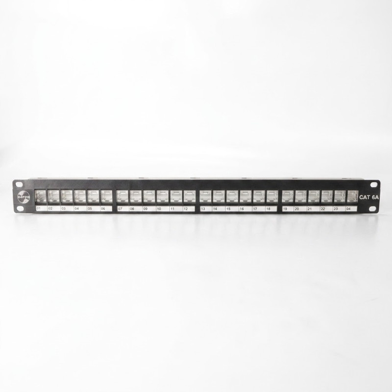 PATCH PANEL CAT6A MODULAR 24 PUERTOS SATRA (DESCARGADO)