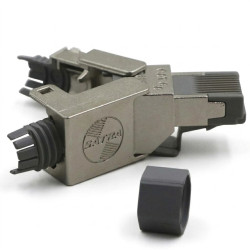 CONECTOR PLUG CAT6A BLINDADO SATRA