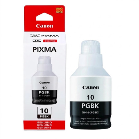 BOTELLA DE TINTA CANON GI-10PGBK COLOR NEGRO