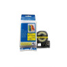 CINTA COMPATIBLE CASIO BYZ-12FYW 12MM X 8M FONDO FLUORESCENTE AMARILLO CON LETRAS NEGRAS