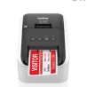 Impresora de Etiquetas Brother QL-800 Térmica Negro y Rojo