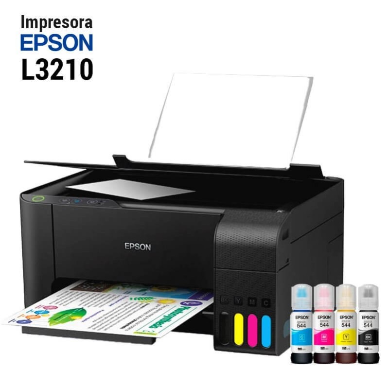 Impresora Multifuncional Epson Ecotank L3210 Inyección de Tinta