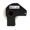 ETIQUETA BROTHER DK-2251 ROLLO CONTINUO FONDO BLANCO LETRAS NEGRA-ROJO 62MM X 15.2M